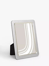 John Lewis John Lewis Rounded Corner Photo Frame Silver 8 x 10 inch- Buy online at McGrocer