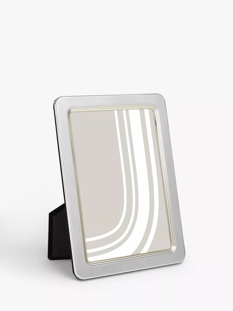 John Lewis Rounded Corner Photo Frame, Silver - 4 x 6" (10 x 15cm)