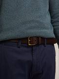 John Lewis leather belt with roller buckle 35mm, UK version
