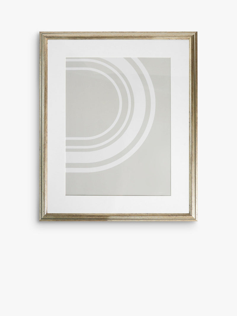 John Lewis ribbed poster frame with champagne finish imported from the UK