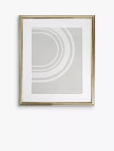 John Lewis John Lewis Ribbed Poster Frame & Mount Champagne Photo Frame- Buy online at McGrocer