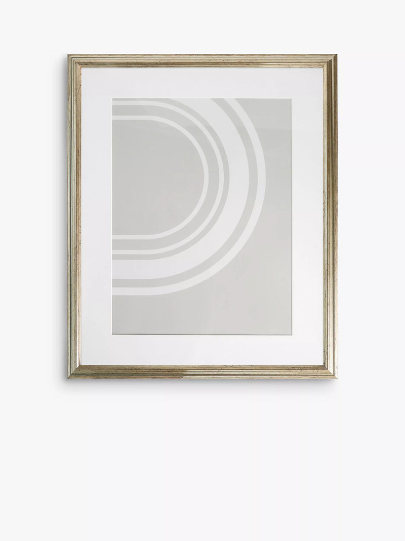 John Lewis ribbed poster frame with champagne finish imported from the UK