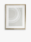 John Lewis ribbed poster frame with champagne finish imported from the UK