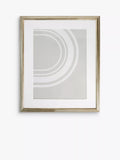 John Lewis ribbed poster frame with champagne finish imported from the UK