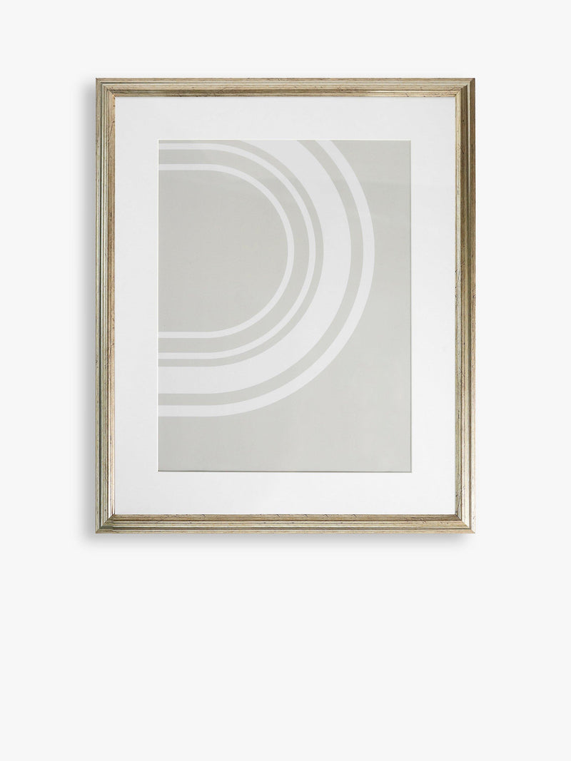 John Lewis ribbed poster frame with champagne finish imported from the UK