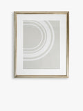 John Lewis ribbed poster frame with champagne finish imported from the UK