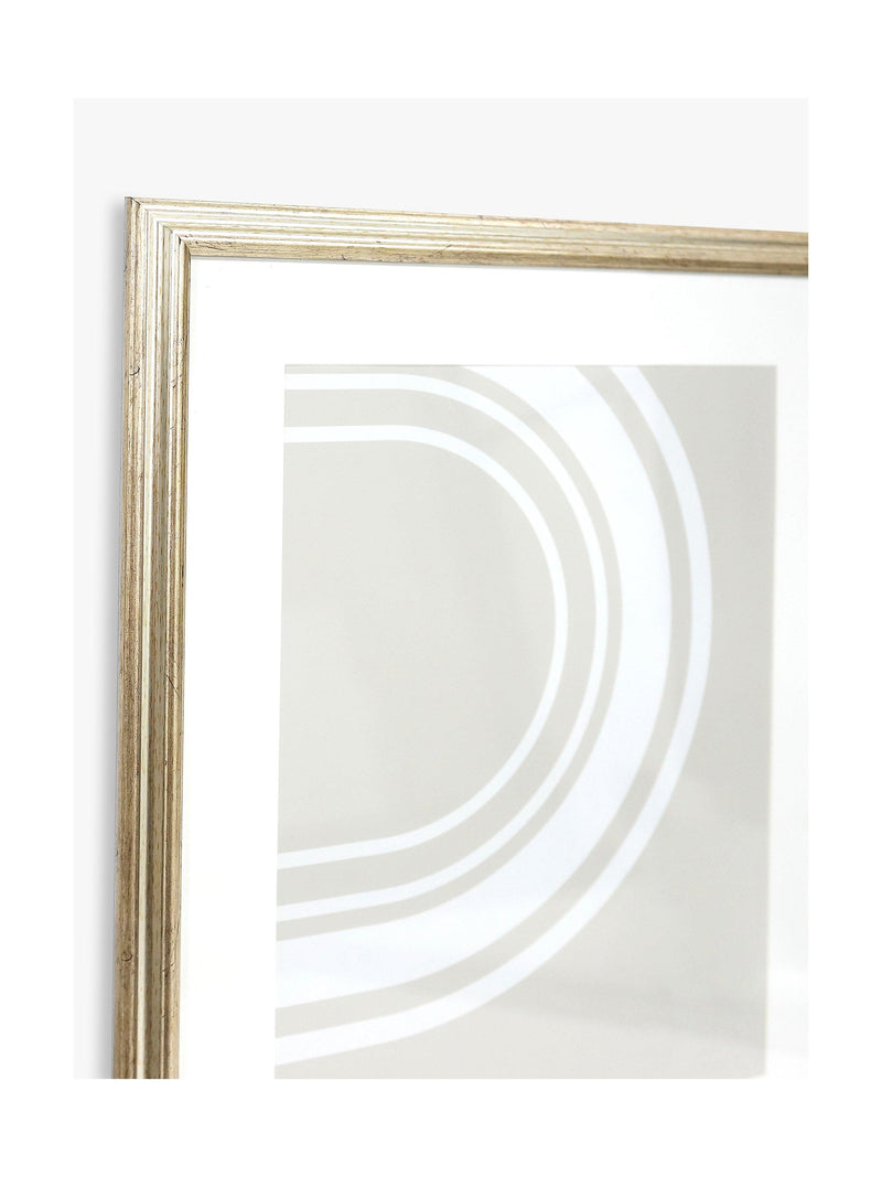 John Lewis ribbed poster frame with champagne finish imported from the UK
