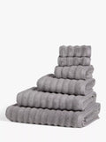 John Lewis Luxury Spa Towels containing TENCEL™ Modal, Dove Grey, Hand Towel