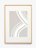 John Lewis aluminium poster frame with oak effect mount, UK version