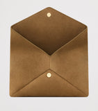 Saint Laurent Cassandre suede envelope pouch (British brand)