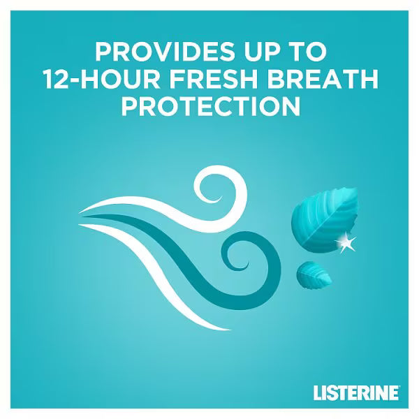 Listerine Cool Mint Antibacterial Mouthwash 500ml, UK version