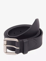 John Lewis Barbour Matt Leather Belt, Black- Buy online at McGrocer