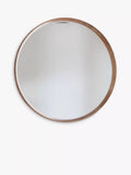 Gallery Direct Keaton round wood mirror 100cm (British brand)