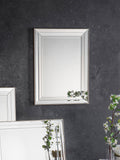 Gallery Direct Roswell bevelled glass wall mirror 100x80cm, UK version