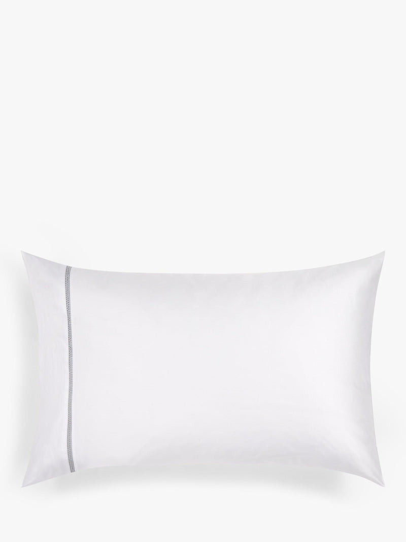 John Lewis 400 thread count cotton sateen standard pillowcase - British product