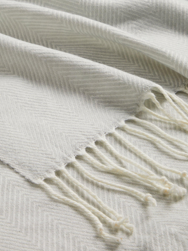 John Lewis herringbone throw blanket 150x200cm - British product