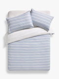 John Lewis Pacific Stripe Seersucker Duvet Cover Set - McGrocer