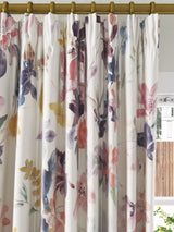John Lewis John Lewis Abelia Print Multi Blackout Thermal Lined Curtains Pair 167cm x 182cm- Buy online at McGrocer