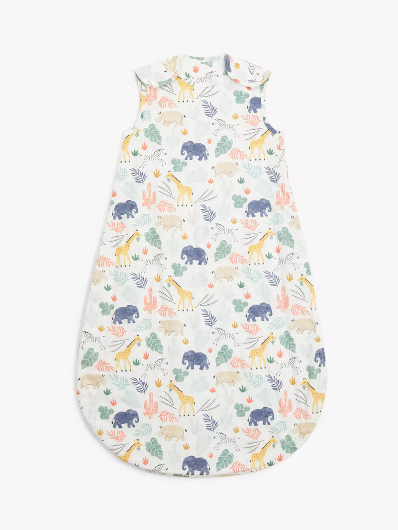 John Lewis safari print baby sleeping bag, 1 Tog, UK version