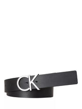 John Lewis Calvin Klein Adjustable Leather Belt, Black- Buy online at McGrocer