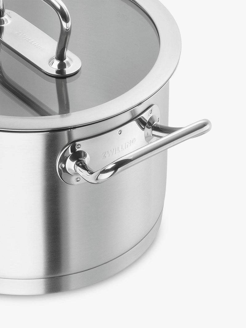 ZWILLING Pro Stainless Steel Stock Pot 3.8L (British brand)