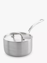John Lewis Samuel Groves Tri-Ply Stainless Steel Saucepan & Lid- Buy online at McGrocer
