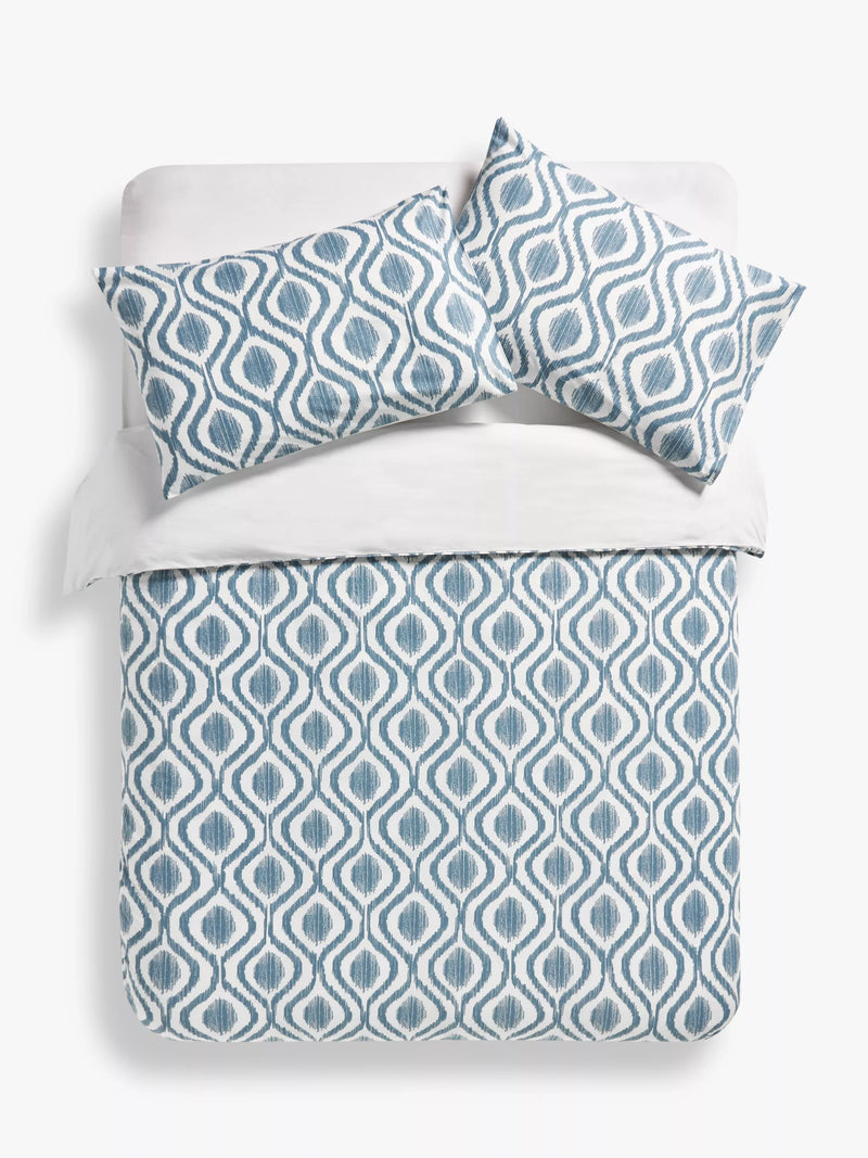 John Lewis Trellis Ikat duvet cover set single (British brand)