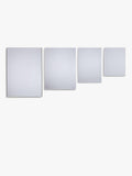 John Lewis bevelled bathroom mirror silver 30x40cm, imported from the UK