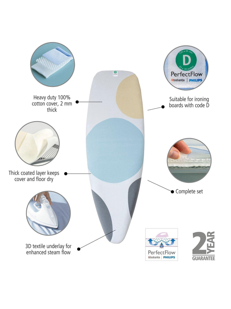 Brabantia ironing board cover Bubble, imported from the UK