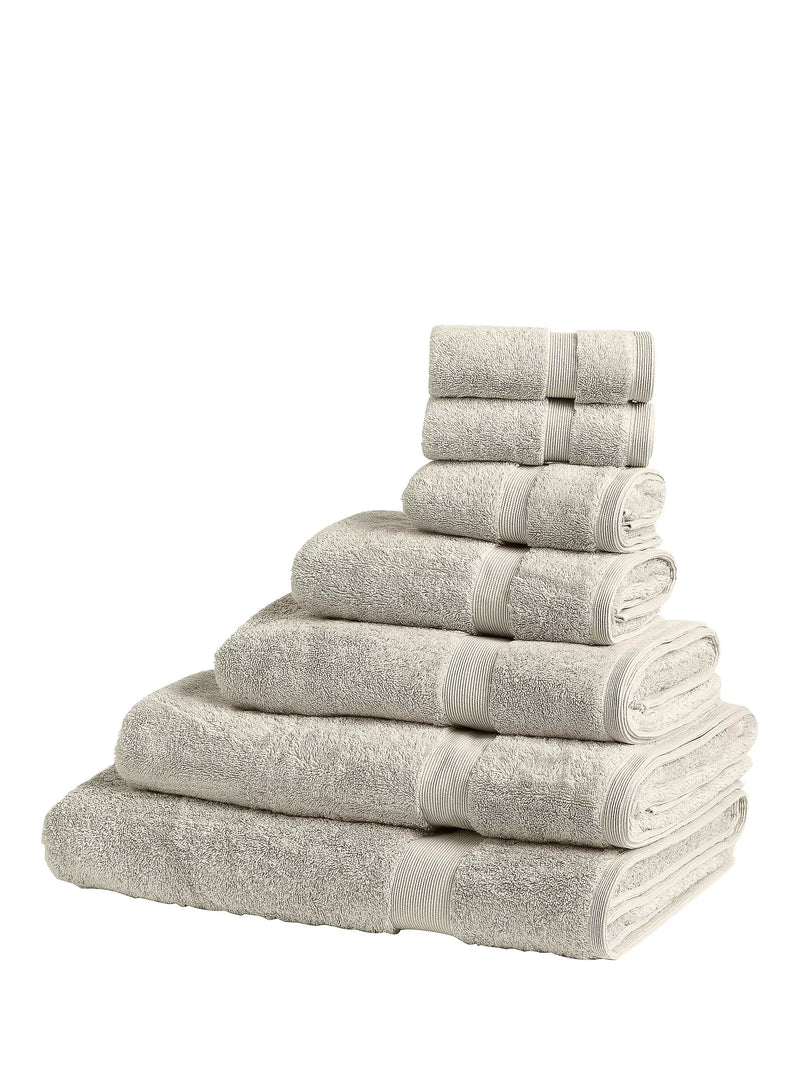 John Lewis Egyptian Cotton Face Cloth (Set of 2), Linen
