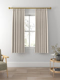 John Lewis cotton slub lined pencil pleat curtains 137cm, UK version