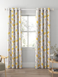 John Lewis Ines print lined eyelet curtains 228x137cm, imported from the UK