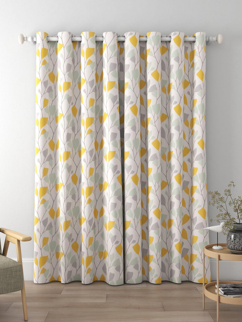 John Lewis Ines print lined eyelet curtains 228x137cm, imported from the UK