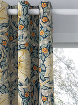 John Lewis Morris & Co. Pimpernel Pair Thermal Lined Eyelet Curtains - 117 x 137cm- Buy online at McGrocer