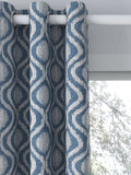 John Lewis Trellis Weave curtains Bluestone 167x137cm, UK version