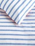 John Lewis reversible cotton duvet cover set with stars and stripes design, single size, UK version