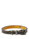 Joules Plain Leather Dog Collar, imported from the UK