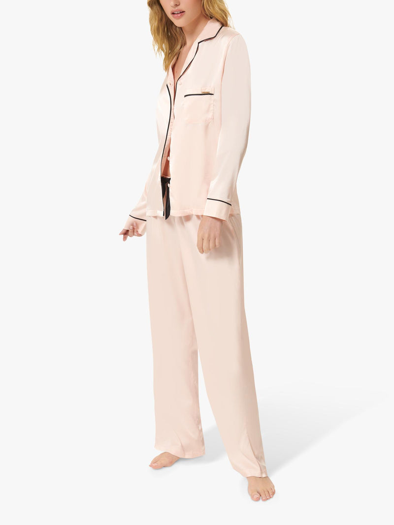 Ensemble pyjama en satin Claudia Pale Pink de Bluebella - Produit britannique