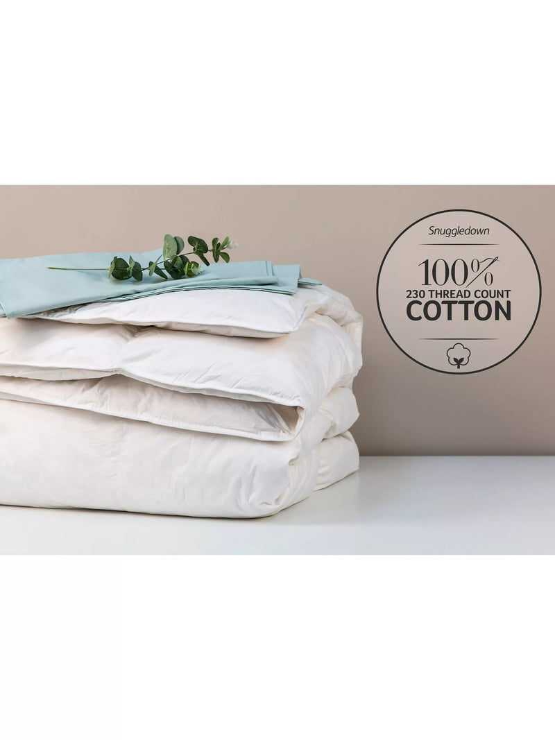 Snuggledown Duck Feather and Down Duvet 13.5 Tog (British brand)