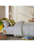 Orla Kiely Tiny Stem 200 Thread Count Cotton Bedding, Grey, Standard Pillowcase, Pair