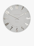 Thomas Kent Mulberry wall clock with Arabic numerals - British product