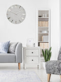 Thomas Kent Mulberry wall clock with Arabic numerals - British product