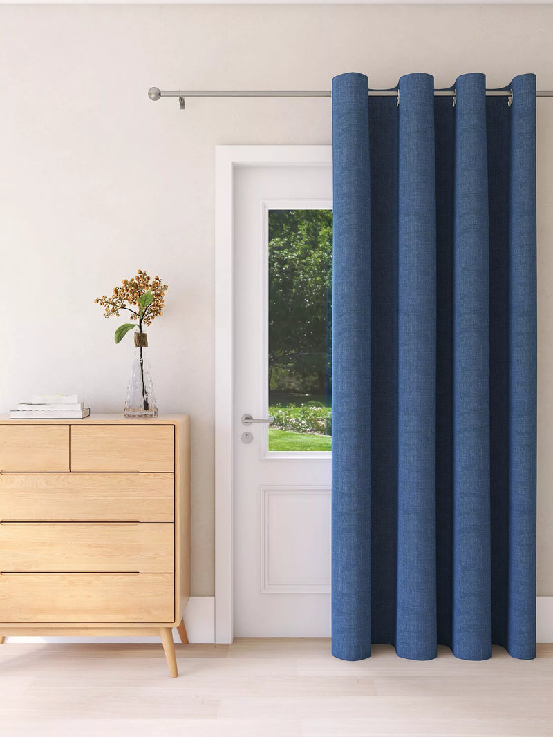 John Lewis Textured Weave Ultra Thermal Lined Eyelet Door Curtain