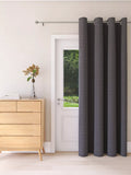 John Lewis Textured Weave Ultra Thermal Lined Eyelet Door Curtain