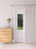 John Lewis Textured Weave Ultra Thermal Lined Pencil Pleat Door Curtain - W167 x Drop 213cm