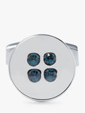 Simon Carter blue Swarovski crystal cufflinks - British product