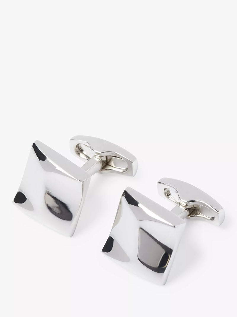 Simon Carter silver square cufflinks (British brand)