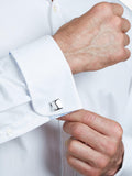 Simon Carter silver square cufflinks (British brand)