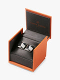 Simon Carter silver square cufflinks (British brand)