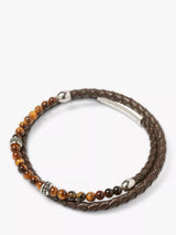 John Lewis Simon Carter Hayle Technical Combination Bracelet, Tigerseye- Buy online at McGrocer
